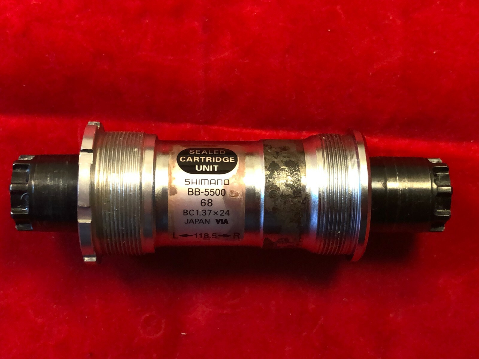 Shimano 105 5500 Bottom Bracket 68 109mm 68 118 Mm Silver