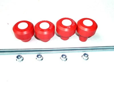 HUSQVARNA TE 250 Rot Axle Crash Schutz Front & Heck Schwingen Slider - Bild 1 von 4