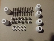 MOLAO Plasma Cutter Consumables 40pcs fits MOLAO CUT50 PT31, LG40 Nickel Plated 