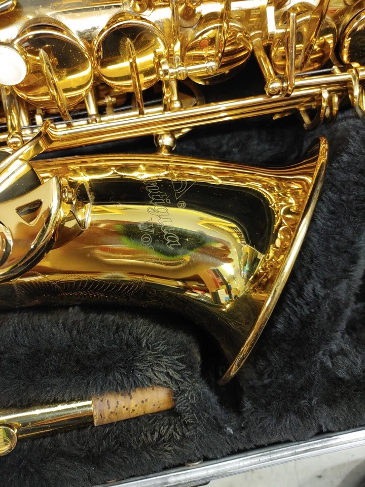 ANTIGUA VOSI 2150 ALTO STUDENT SAXOPHONE WITH MOUHTPIECE & HARD CASE UNTESTED - Image 3 of 4