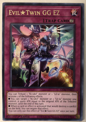 Yugioh Genesis Impact GEIM-EN022 Evil Twin GG EZ Rare NM/M | eBay