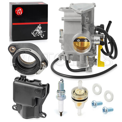 Caltric Carburetor & Intake Boot Kit For Honda TRX300 EX Sportrax 2X4 (1993-2006)