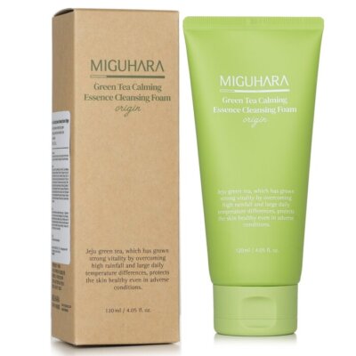Miguhara Green Tea Calming Essence Cleansing Foam Origin 120ml/4.05oz #dkau