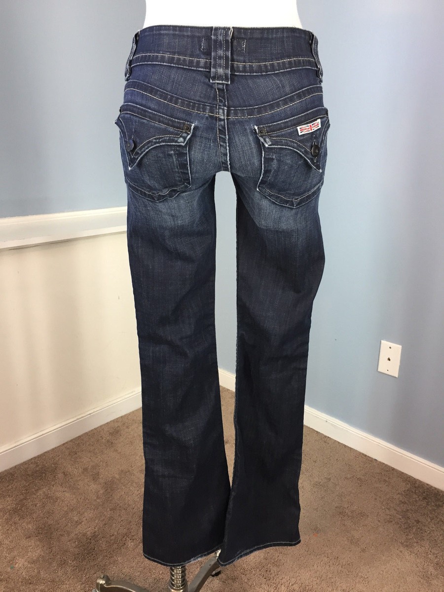 Hudson Jeans Anthropologie Dark wash Excellent flap pocket S