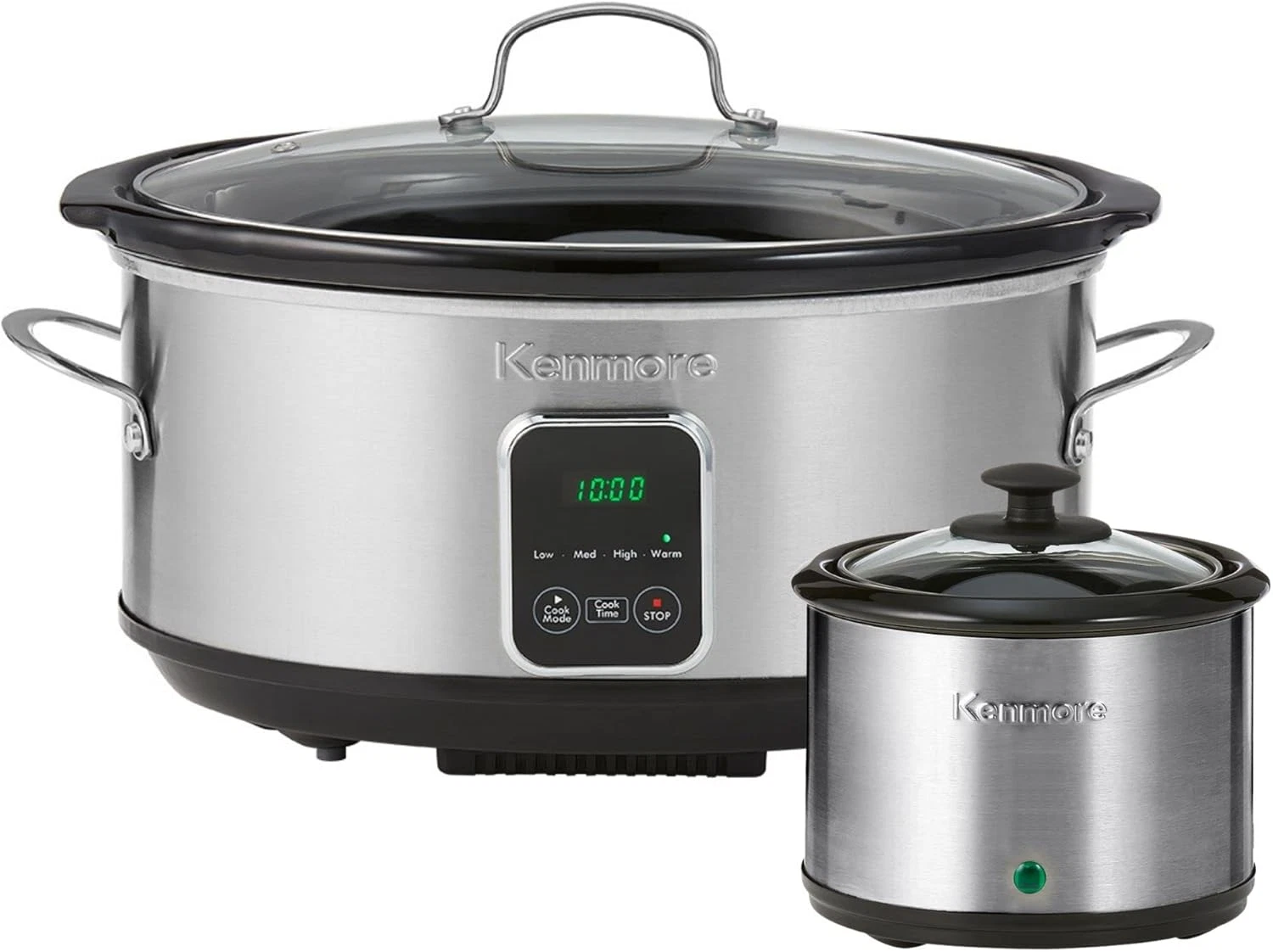 Kenmore 7-Quart Programmable Slow Cooker with Dipper & Non-Stick Insert