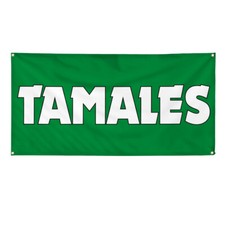 Vinyl Banner Multiple Sizes Tamales Outdoor Advertising Printing Outdoor