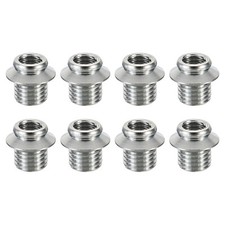 8Pack Gewinde Reduzierung Mutter M8 Stecker an M6 Buchse Schwanenhals Adapter