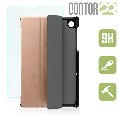 Smarte Schutzhülle Tasche Panzerfolie ROSEGOLD für 10.3'' Lenovo Tab M10 FHD Plus