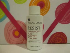 PAULAS CHOICE ~ RESIST HYALURONIC ACID BOOSTER ~ 0.67 OZ NO PUMP UNBOXED