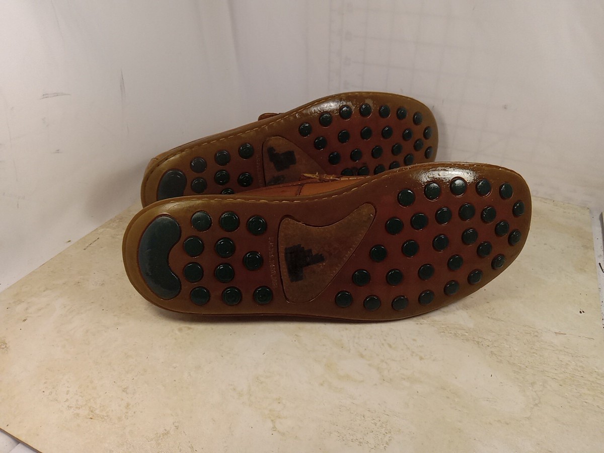 Born Slip On Bellow Ankle Boot Loafer Size 9.5 Men Brown Pebbled Leather Opanka Amazon.com | BORN Men main image 3