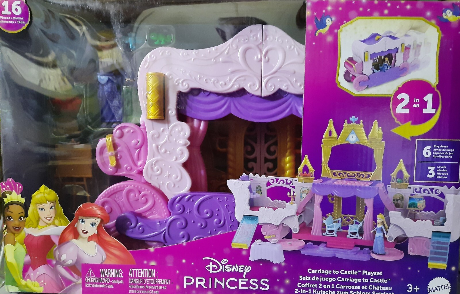 Barbie Calèche et Château Mattel pour amuser les enfants dans leur chambre