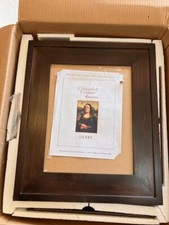 Barely Imperfect Dark Brown Picture Frame Door Wall-Mount Medicine Cabinet