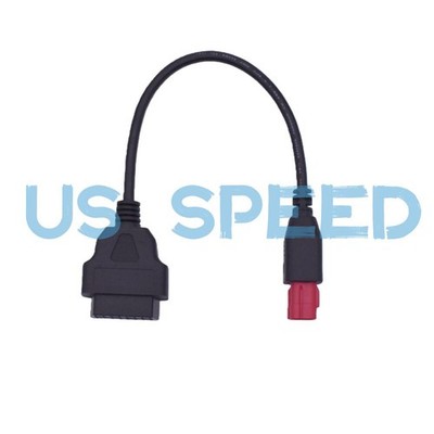 Fits for Guzzi Kawasaki Suzuki Yamaha Harley Davidson 6 Pin OBD2 Adapter Cable