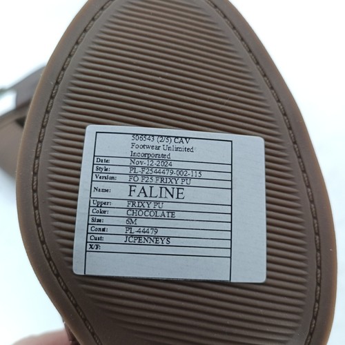 Frye & Co Faline braune Damen-Sandalen gewebt Fersenriemen Blockabsatz 6M #125 - Bild 9 von 9