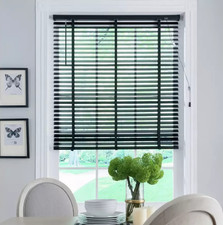 Little Black Book Basswood Black 50mm Venetian Blind 90cm x 130 cm For Home New