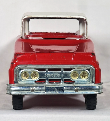 Vintage Tonka Red Pickup Truck with White Roof - No. 302 | eBay