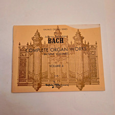 J. S. Bach Complete Organ Works Volume 4 Kalmus Series Belwin Publishing Vol. 6