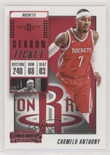 2018-19 Panini Contenders Season Ticket Carmelo Anthony #48 HOF 0q0