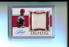 2024 Panini National Treasures Colossal Gold Chase Davis Auto Jersey 42/49