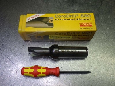 Sandvik 5/8'' Coolant Thru Indexable Drill 3/4'' Shank A880-D0625LX19-02 (LOC3308A