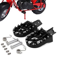 Mini Bike Foot Pegs Footrest Bracket Set MX Style CNC For CT200U CT200U-EX BT...