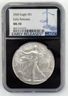 2026 1 oz Silver $1 American Eagle MS 70 Early Release Fine Silver NGC #628-2