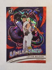 JACOB WILSON 2026 Donruss RED XPLOSION UNLEASHED #d 73/99 Athletics