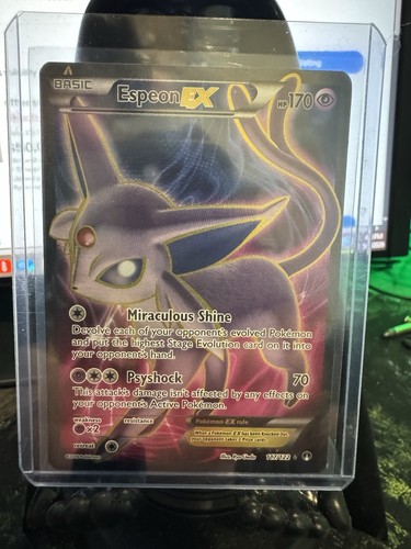 Pokemon Espeon EX 117/122 Holo Full Art Breakpoint Ultra Rare English