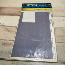 Graham Farish Blue Formoway Brick Building Paper (5 Pack) Vintage NOS