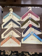 Lindsay Phillips Switch Flops Straps Interchangeable Women’s Small 8 Pieces