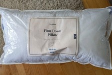 Brooklinen Firm Down King Size Pillow Canadian Down Hypoallergenic Pillow 407
