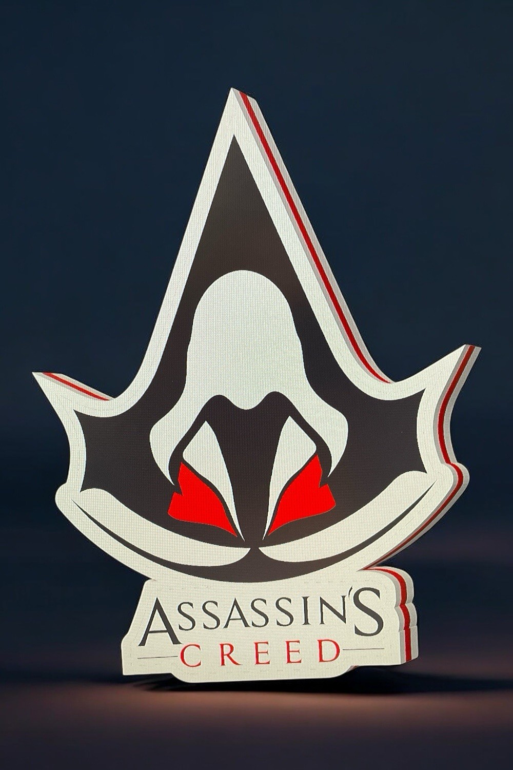 Lampe LED Assassin's Creed lumineuse ambiance veilleuse salon pour chambre geek