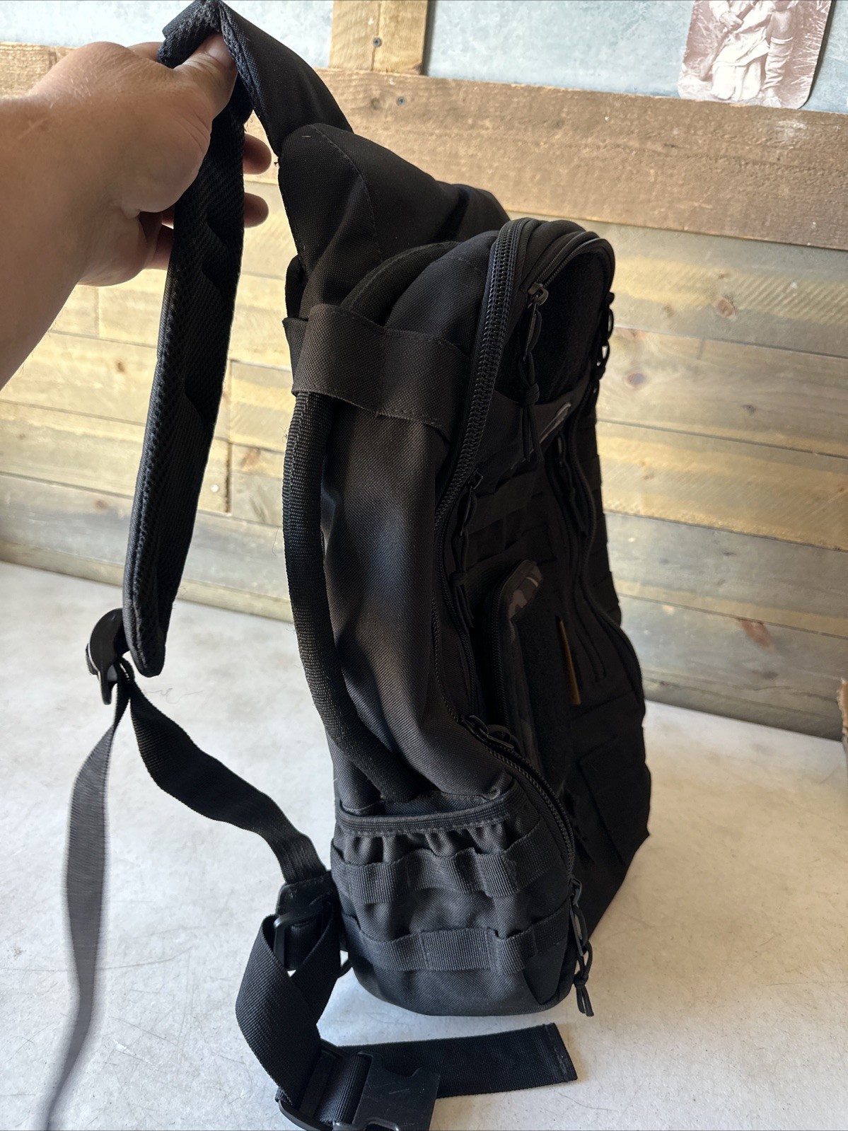 Tactical Baby Gear TBG Backpack Black Daypack Tactical Straps Pouches EXcellent