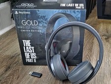 Sony PlayStation Gold Cuffie Wireless The Last Of Us Parte 2 TESTATE