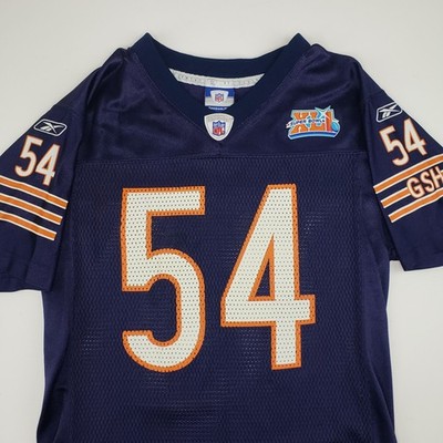 Vintage Reebok Brian Urlacher Chicago Bears Super Bowl XLI Jersey