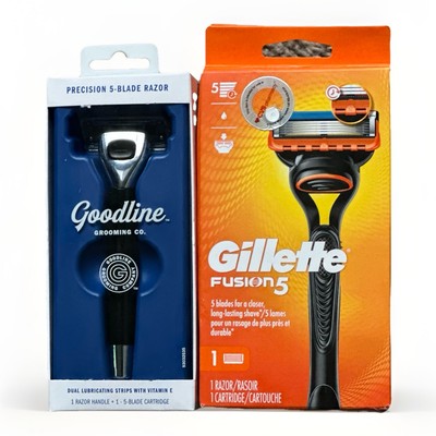 Gillette Fusion 5 Men s Razor & Goodline Grooming Co Precision 5-Blade Razor Set