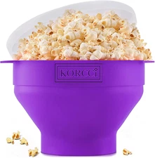 The Original  Microwaveable Silicone Popcorn Popper, Microwave Popcorn Popper, C