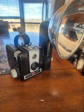 Vintage Kodak Brownie Hawkeye Camera Flash Model w/ Kodalite Reflector Untested