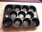 Vintage Griswold Cast Iron Muffin Pan # 10