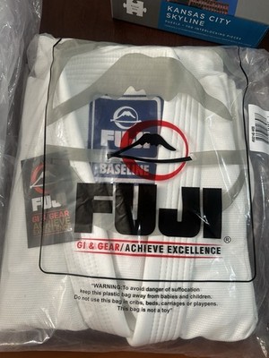 Fuji Double Weave Thick Collar Soft 100 Cotton Judo GI Uniform 5 White