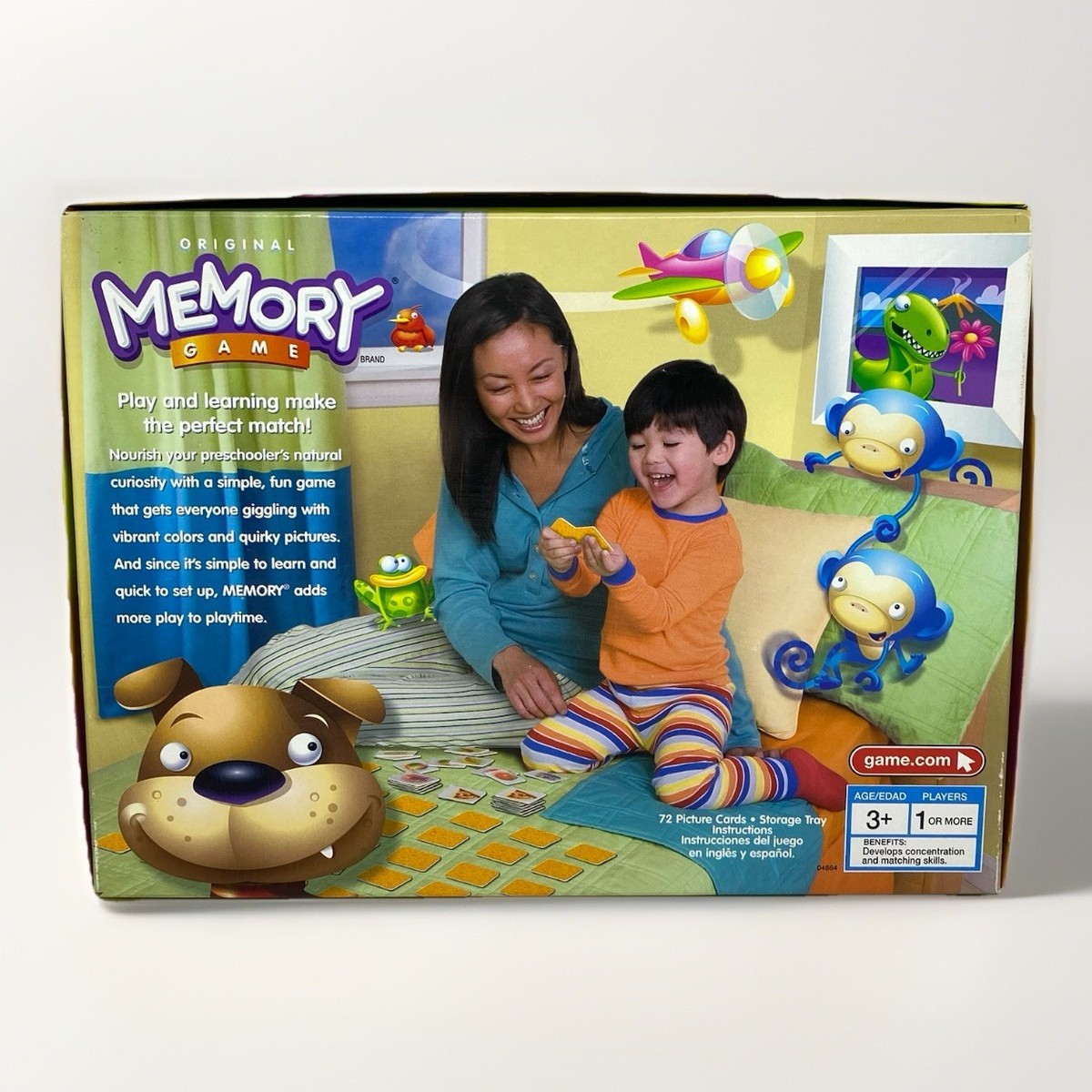 The Original Memory Game 2007 Hasbro Classic Matching Children's