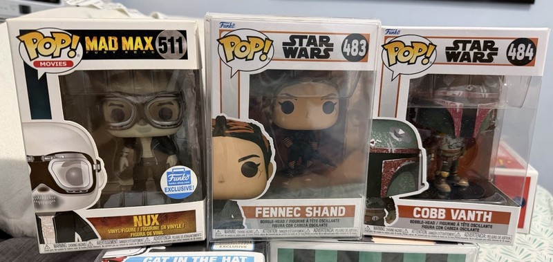 Star Wars Pop Lot Fennec Shand 483 Cobb Vanth 484 Nux Mad Max 511 Funko
