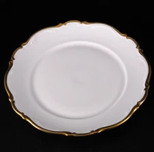 Single Gold Mitterteich Bavaria Golden Lark Dinner Plate 10.5" Made in Germany