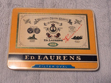 Blechdose - Zigarettendose Ed. Laurens - Filter Oval - Gelb - H010-20