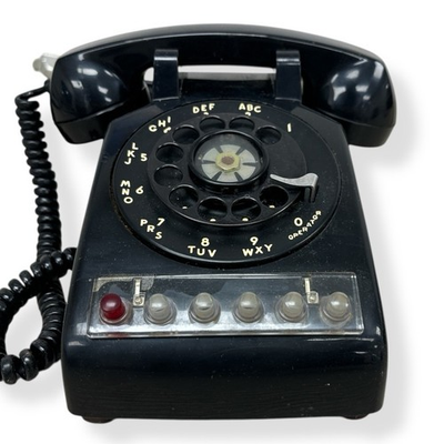 #ad #ad Vintage Northern Electric Rotary Dial Desk Telephone Black $90.00