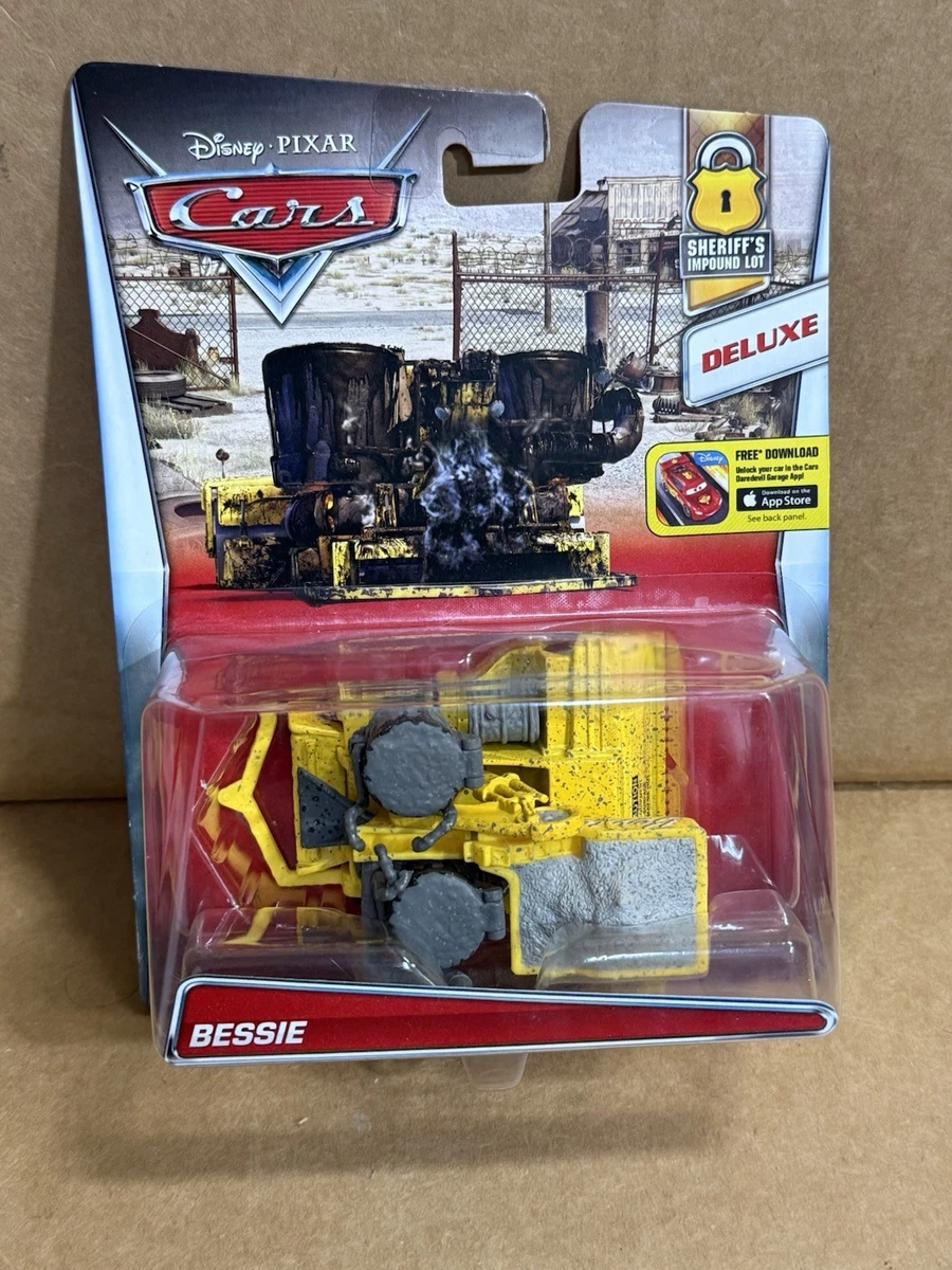 Disney Pixar Cars Movie Bessie Deluxe Road Paving Machine Diecast