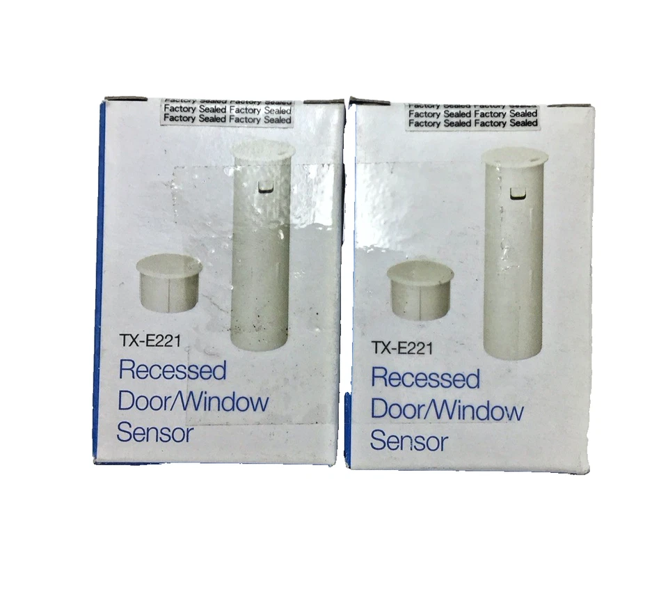 Pack of 2 Interlogix TX-E221 Recessed Door/Window Sensor - Image 2 of 2
