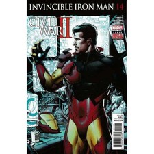 Invincible Iron Man #14 - 2015 series Marvel comics VF+ [v%