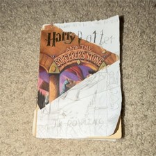 JKRowling Harry Poter and the SorcererStone Paperback First Edition Custom Cover