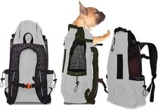 Sport Sack Dog Carrier Gray BLACK Adjustable Travel Backpack